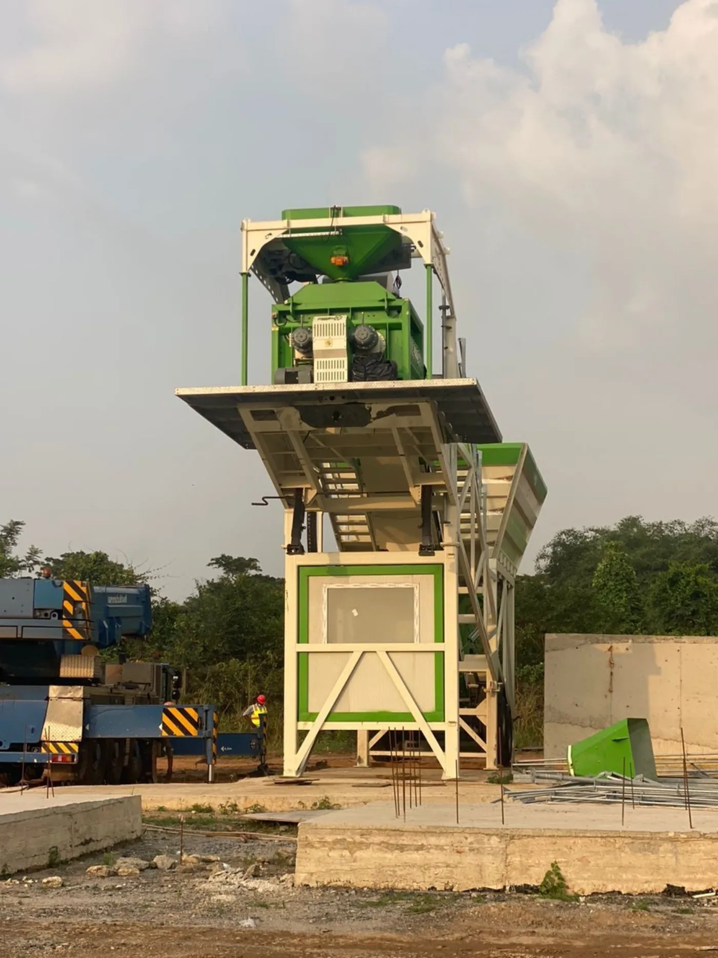 60 m³/h Mobile Batching Plant