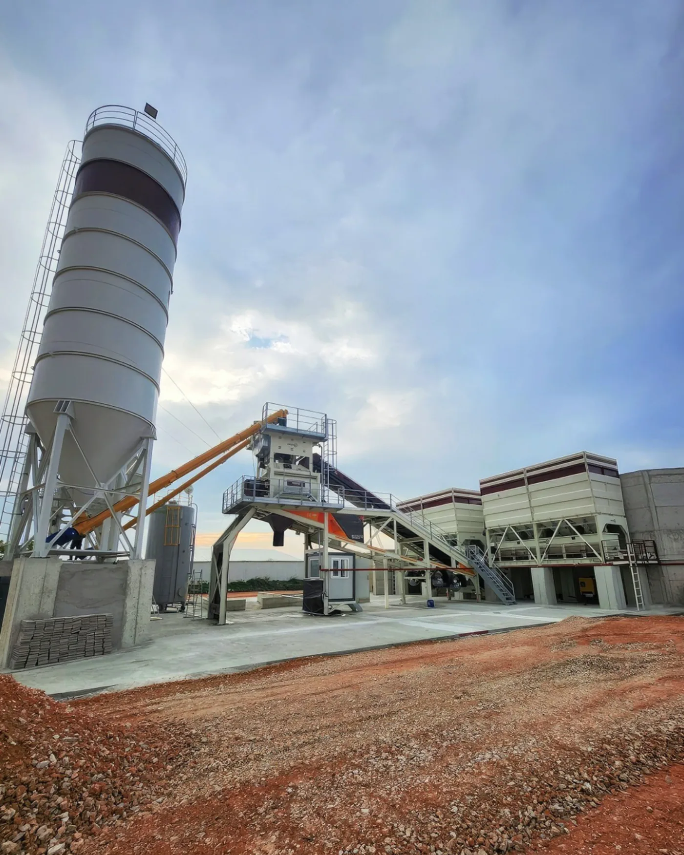 60 m³/h Mobile Batching Plant