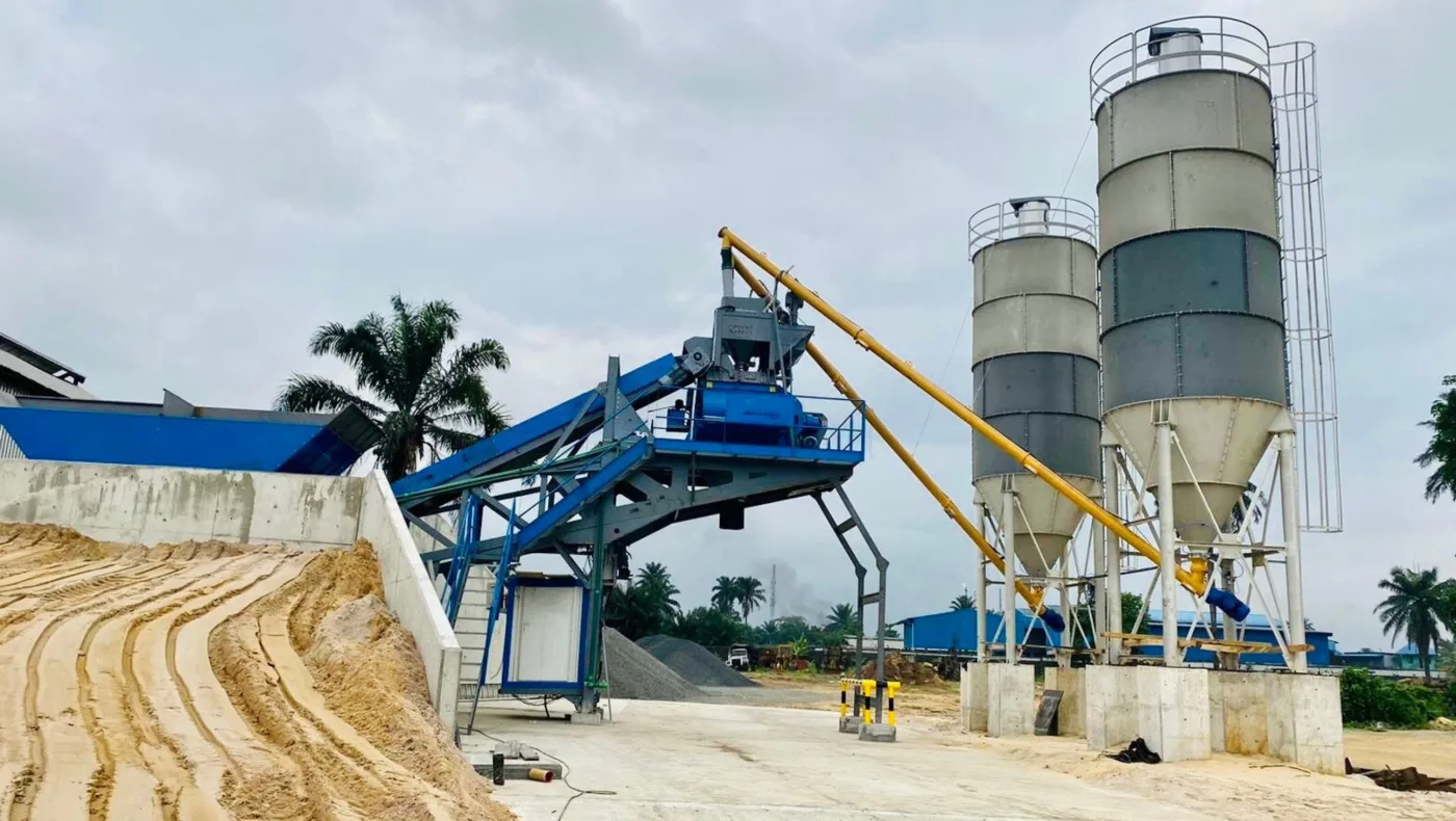 60 m³/h Mobile Batching Plant