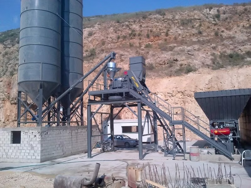 60 m³/h Stationary Concrete Batching Plant