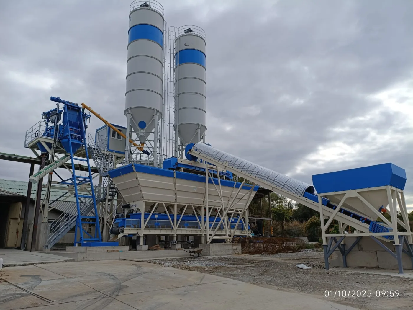 120 m³/h Mobile Batching Plant
