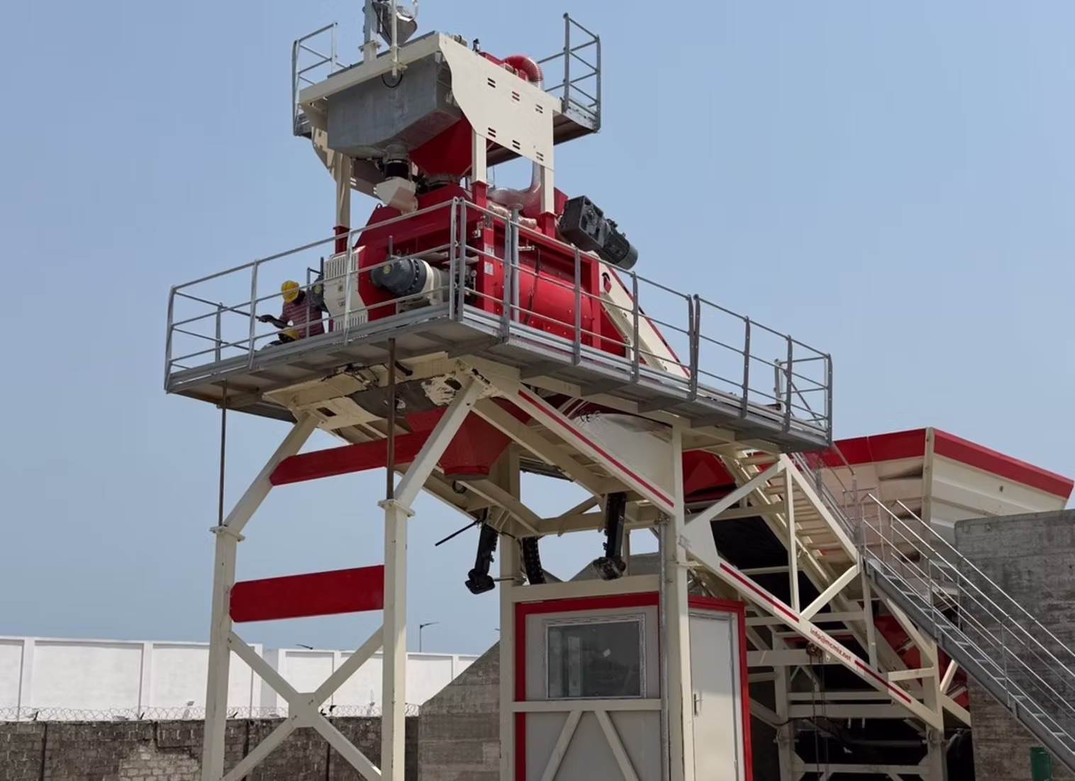 100 m³/h Mobile Batching Plant